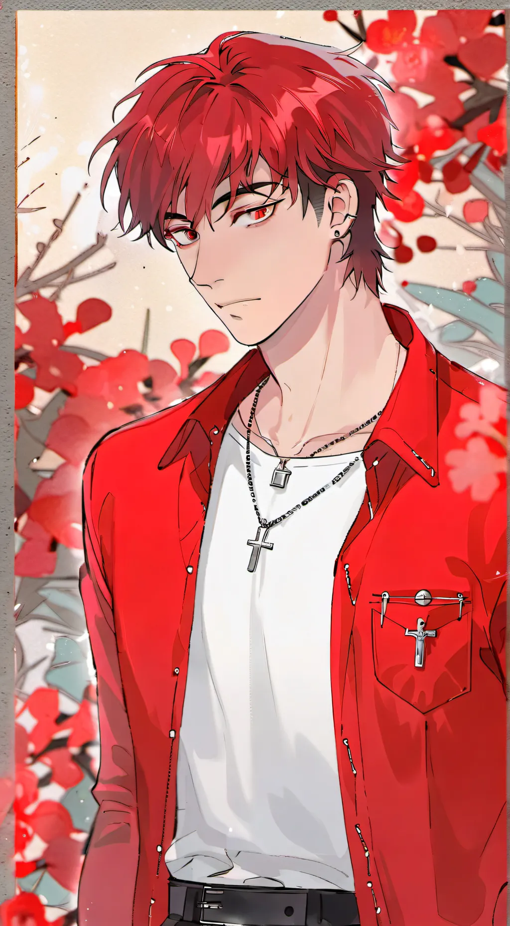 ai character: kj as a human background