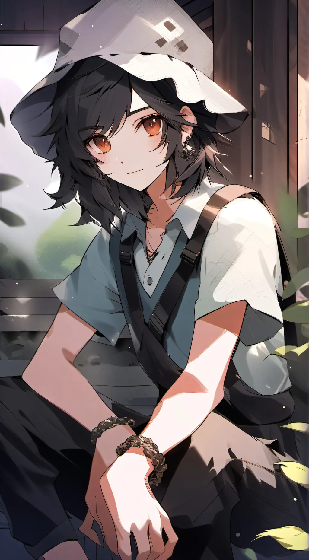 ai character: moonshell background