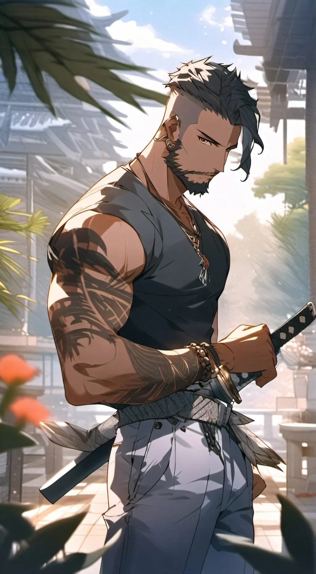 ai character: Zeno  background