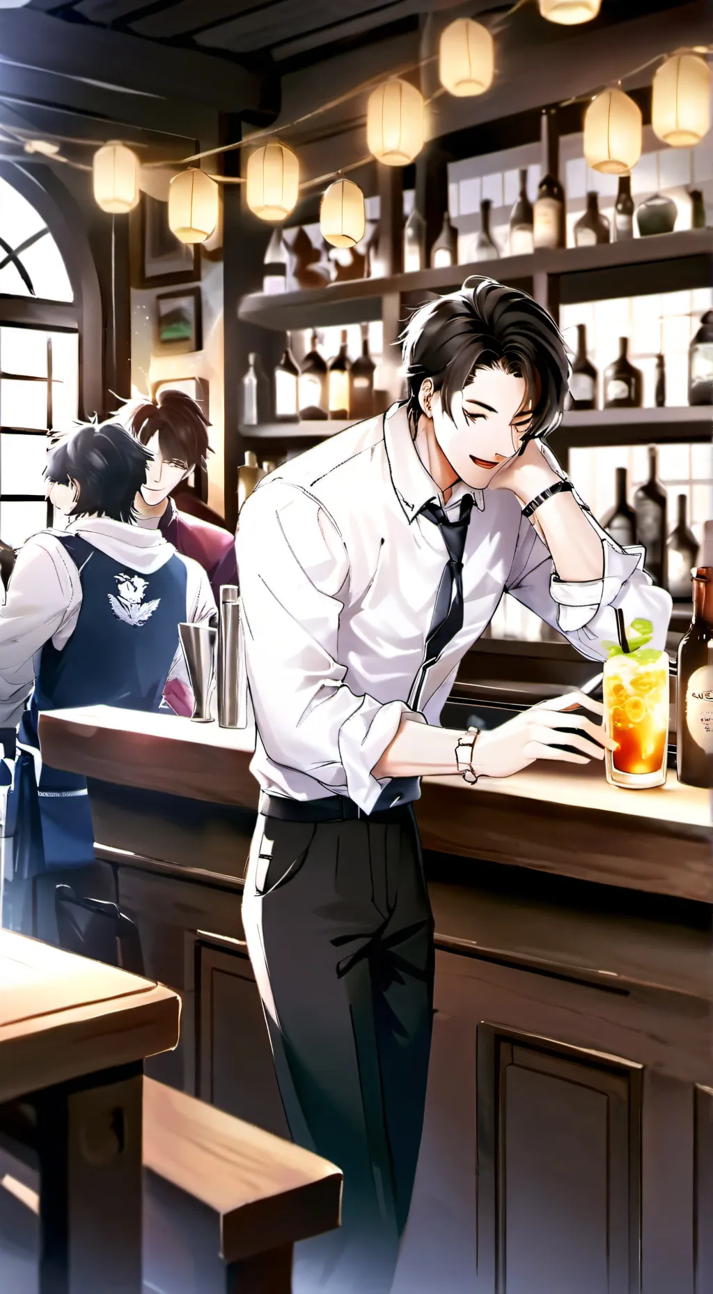 ai character: Mingle  background