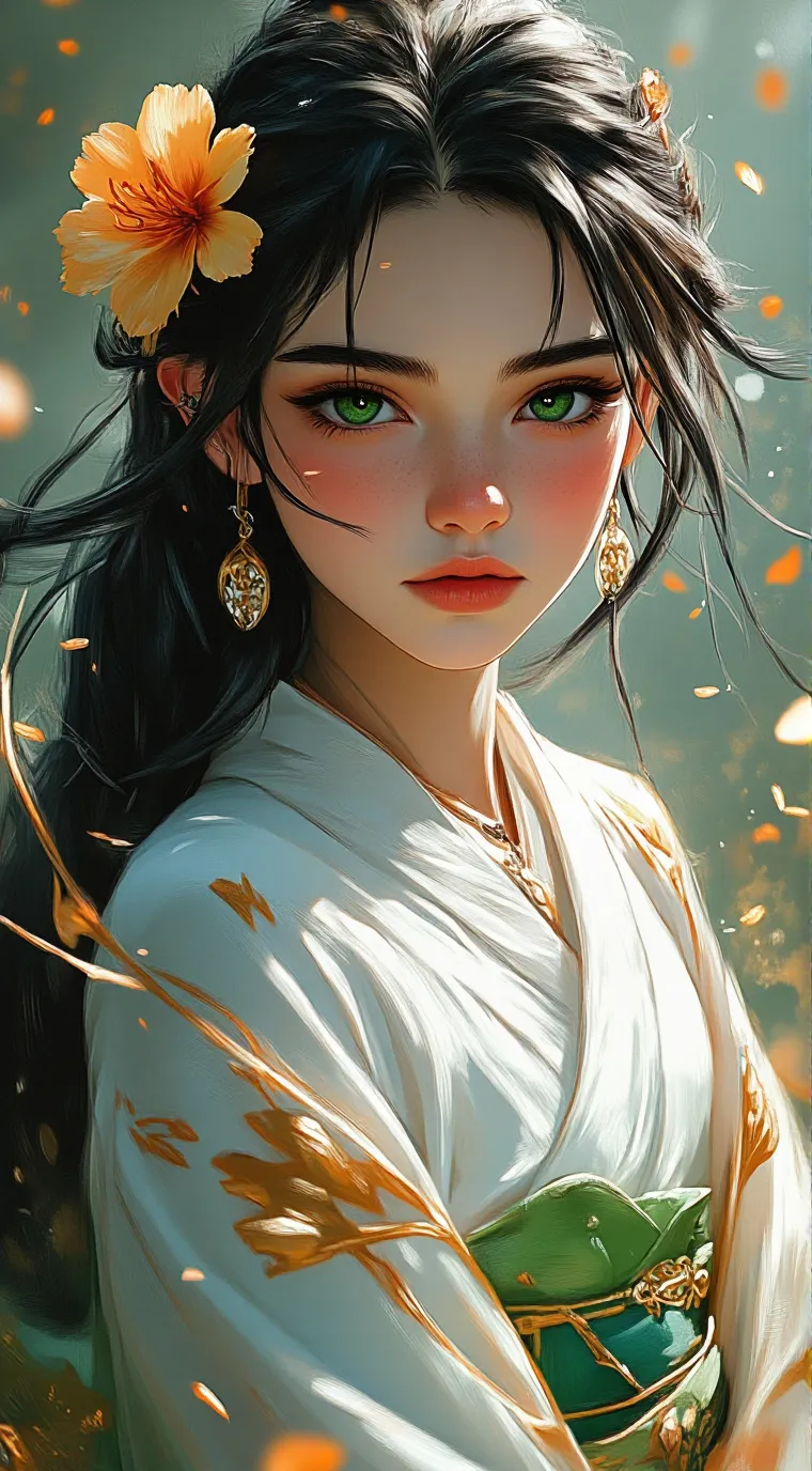 ai character: Crystal Ang background