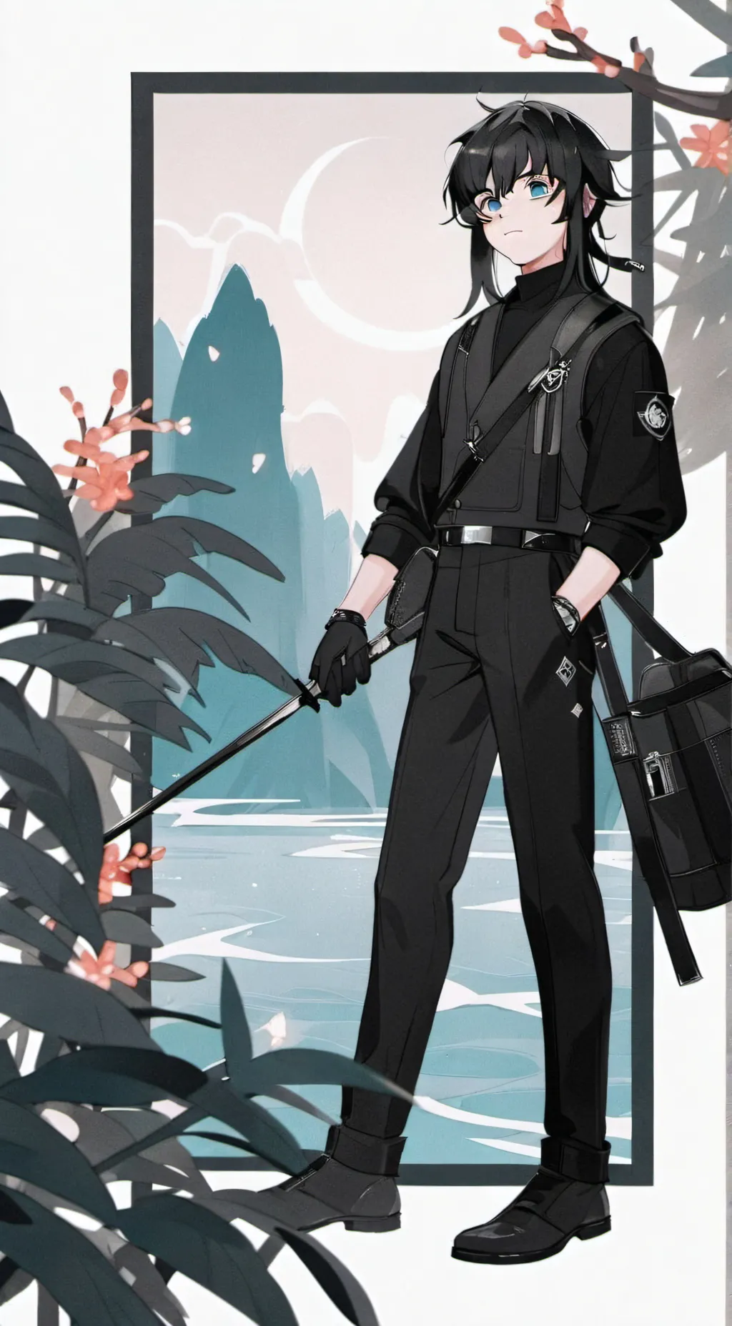 ai character: leonardo(∩_∩) background