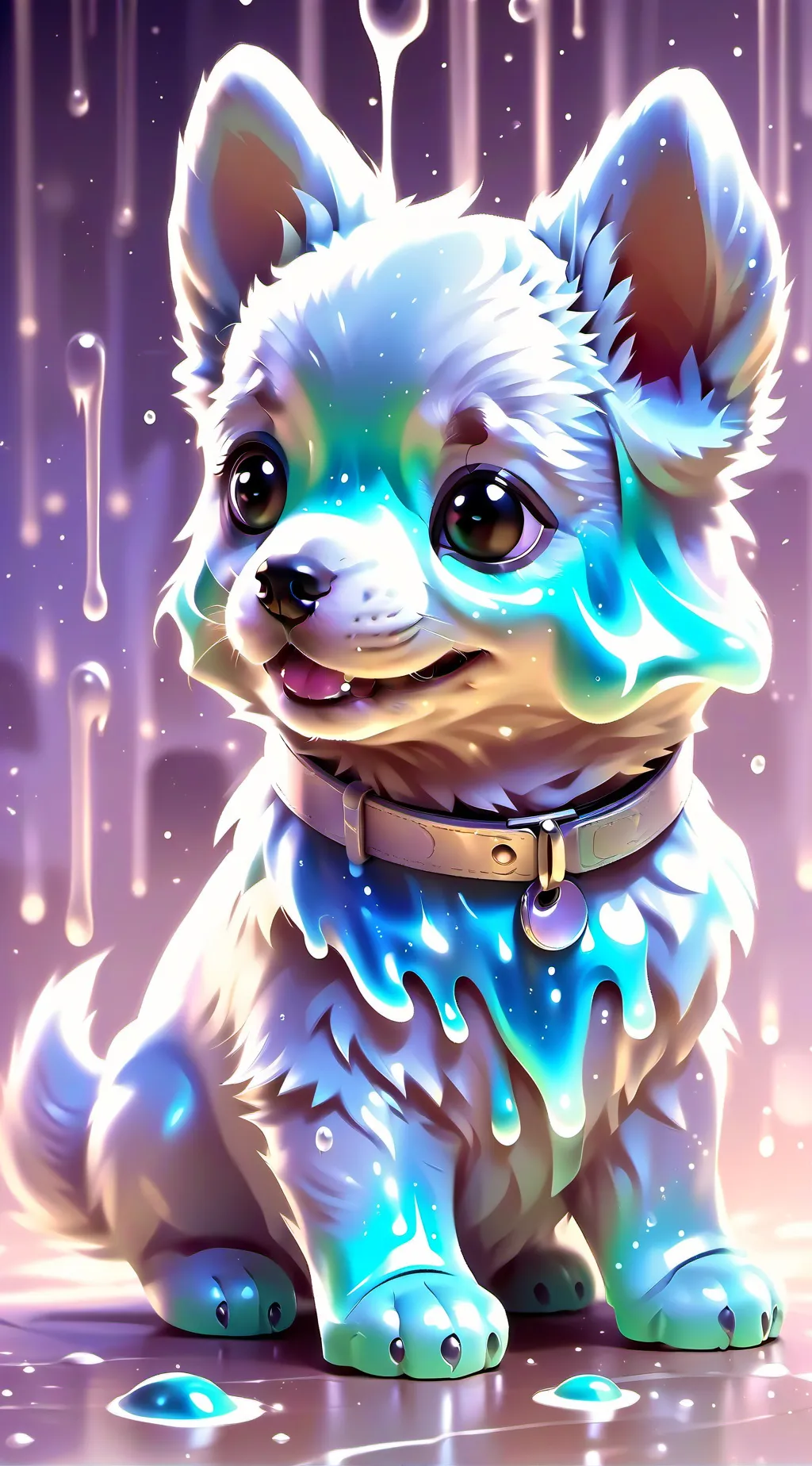 ai character: Weird slimepup background