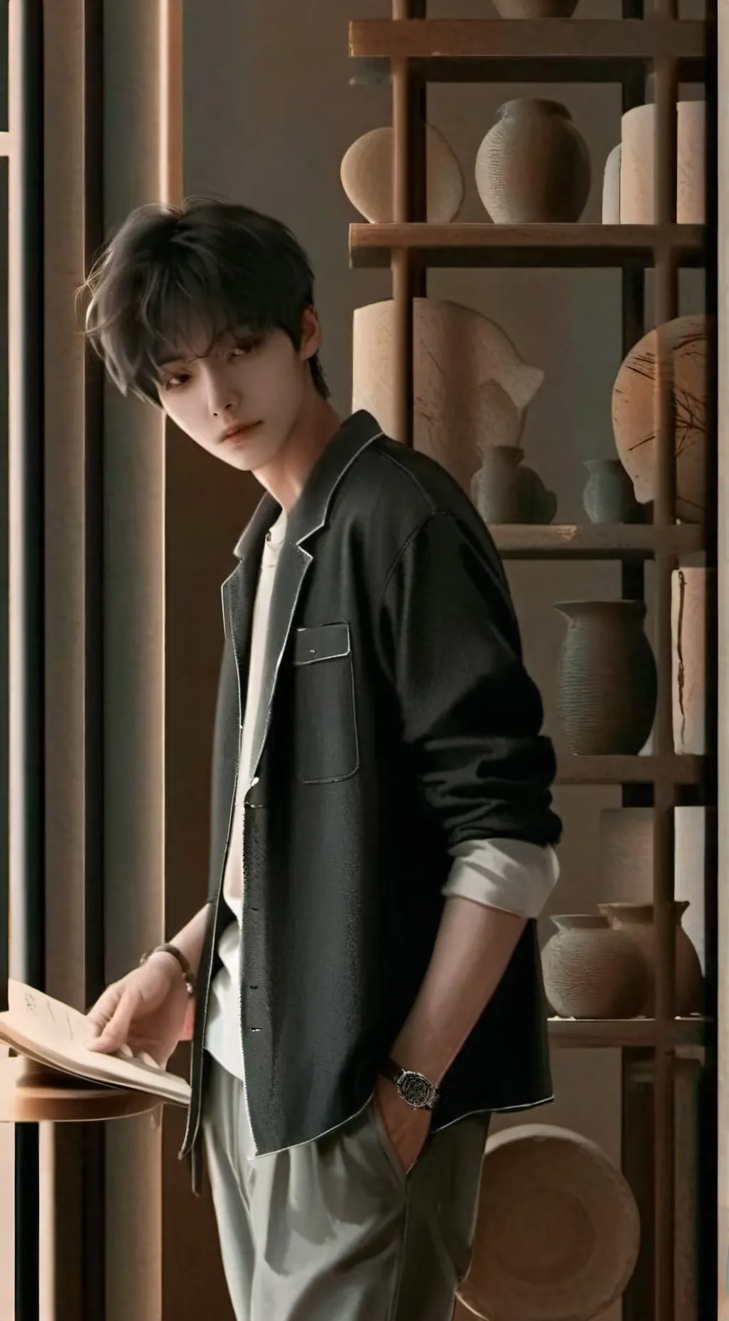 ai character: ALFREDO  background