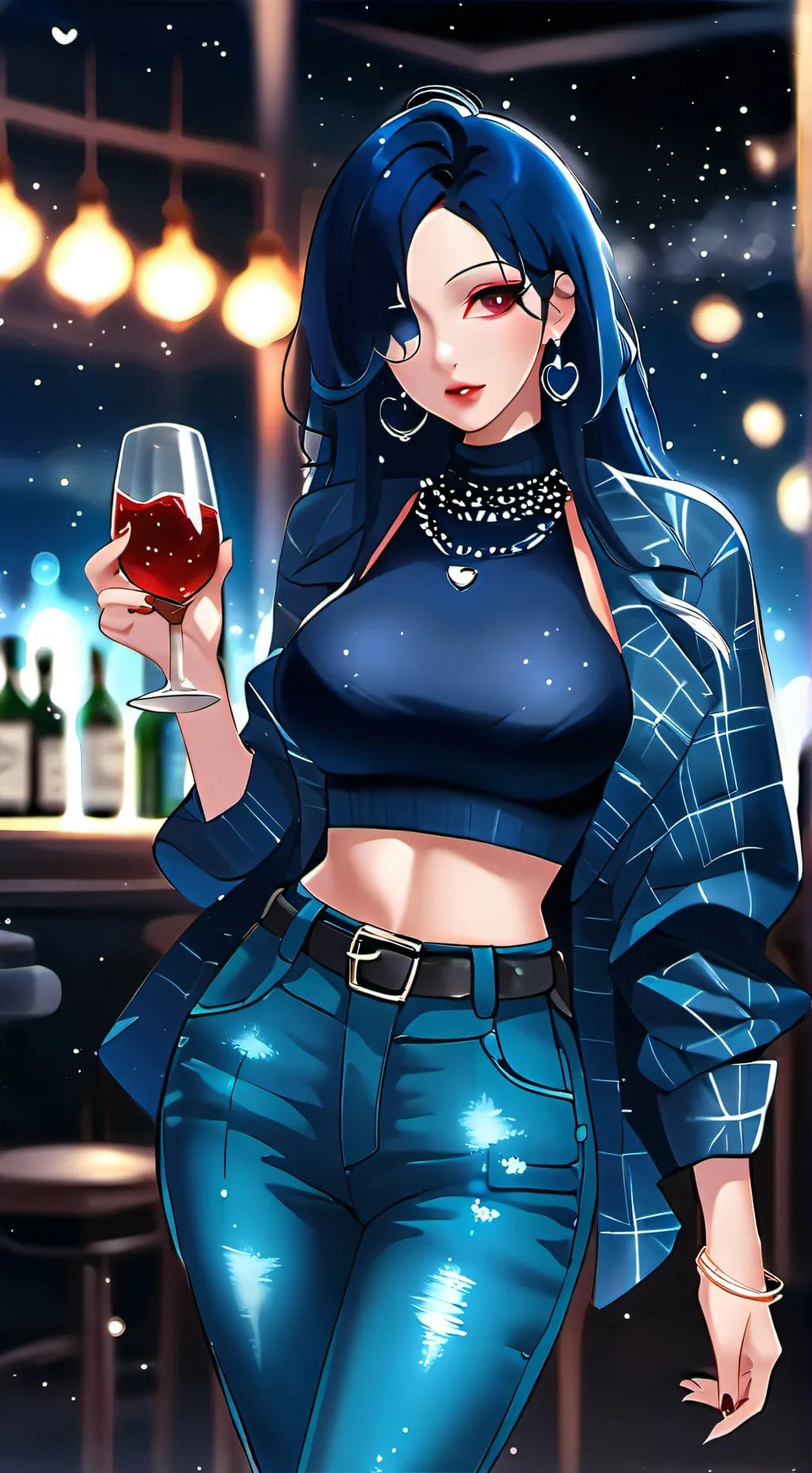 ai character: Luna background