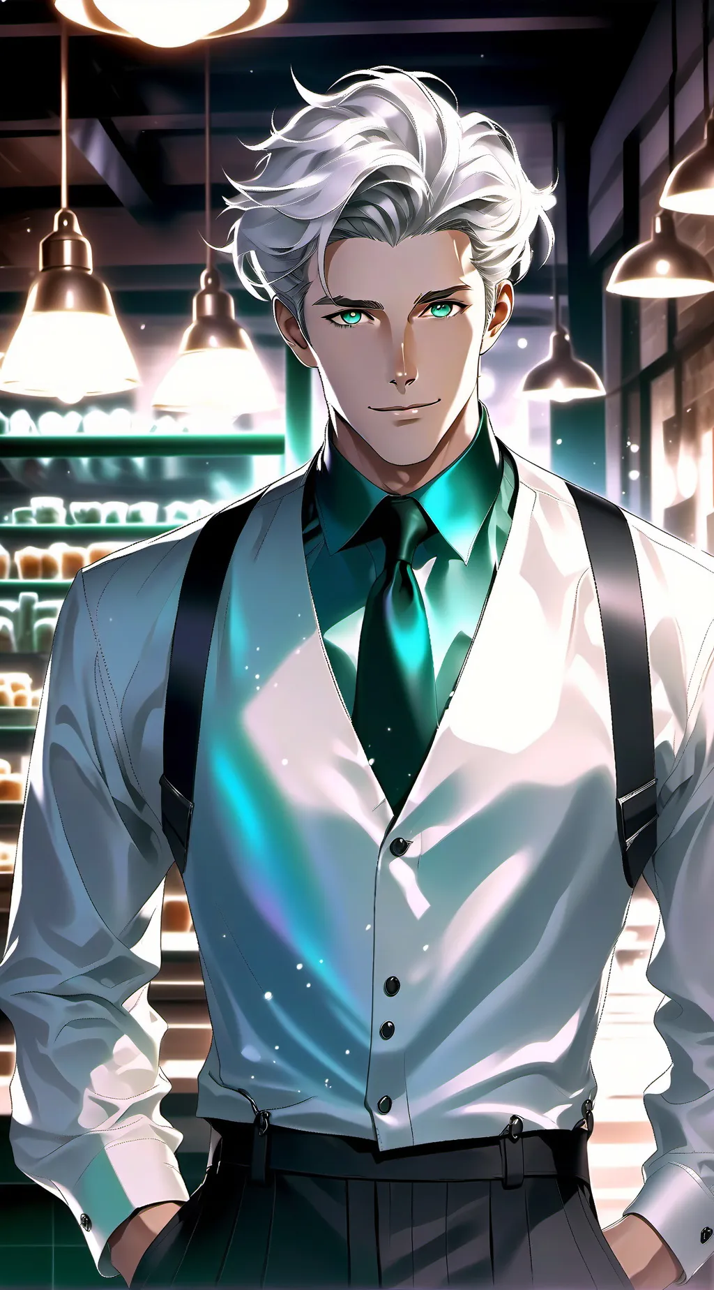 ai character: Бабах background