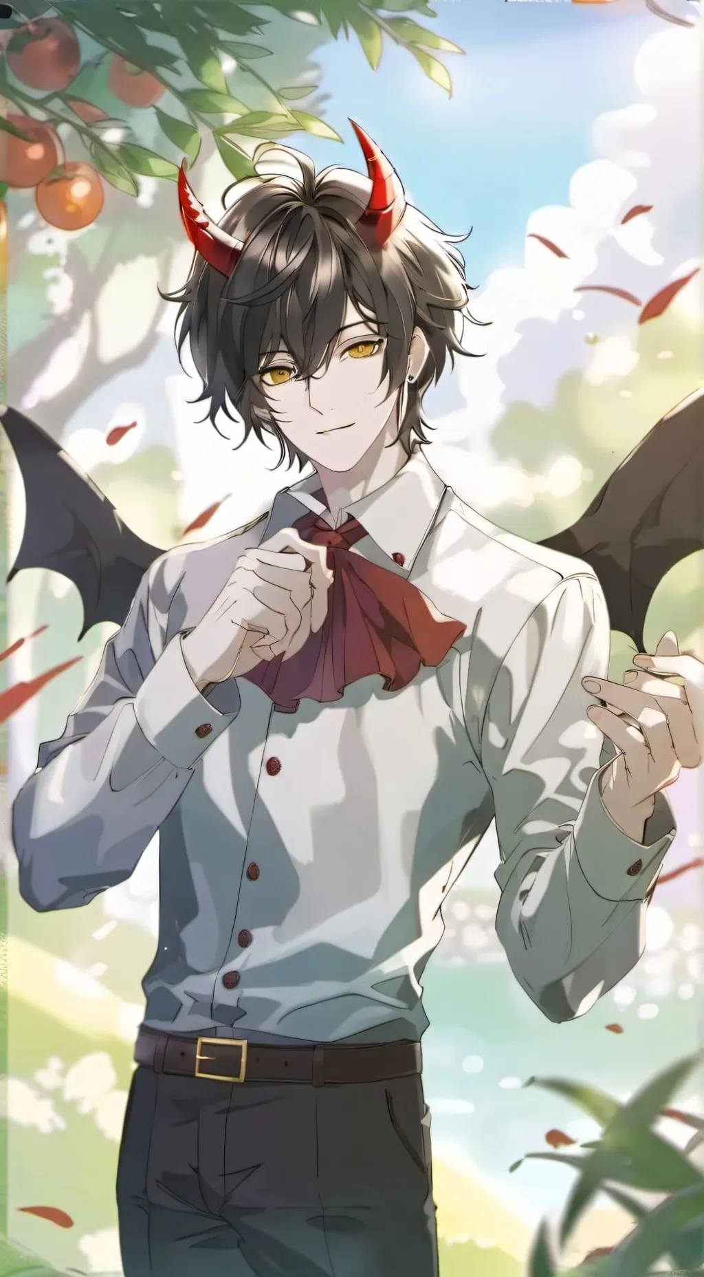 ai character: Leo background