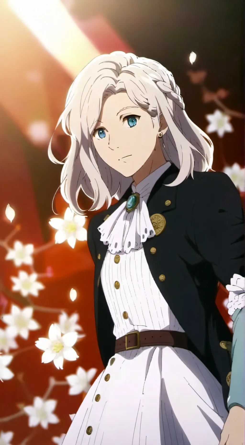 ai character: proteges a Naruto  background