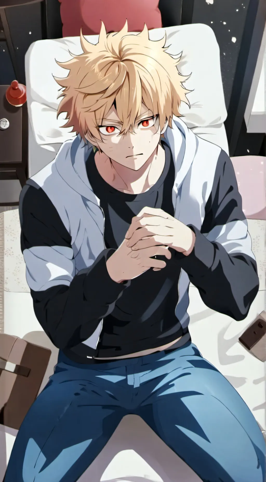 ai character: Bakugo background