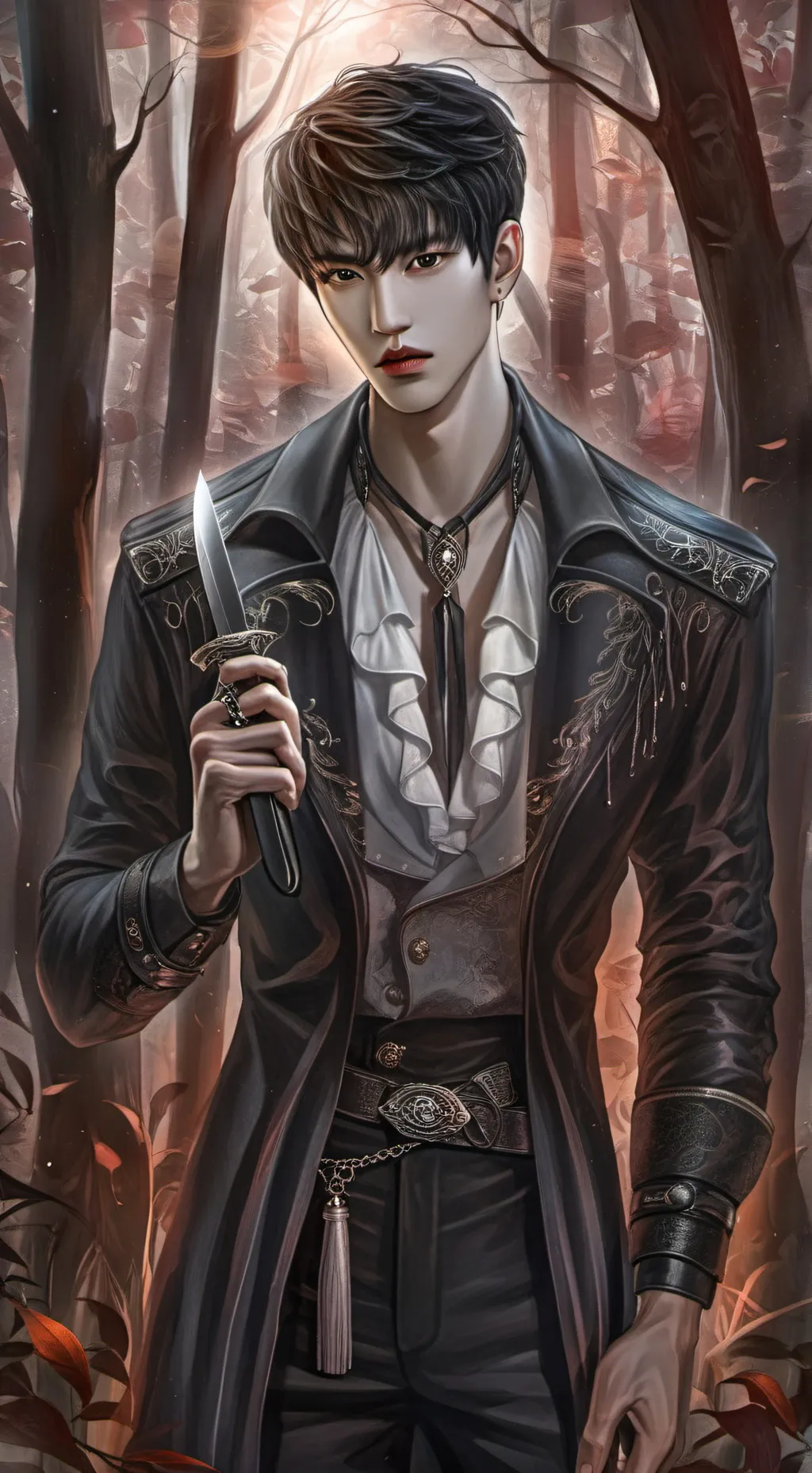 ai character: -Leon- background