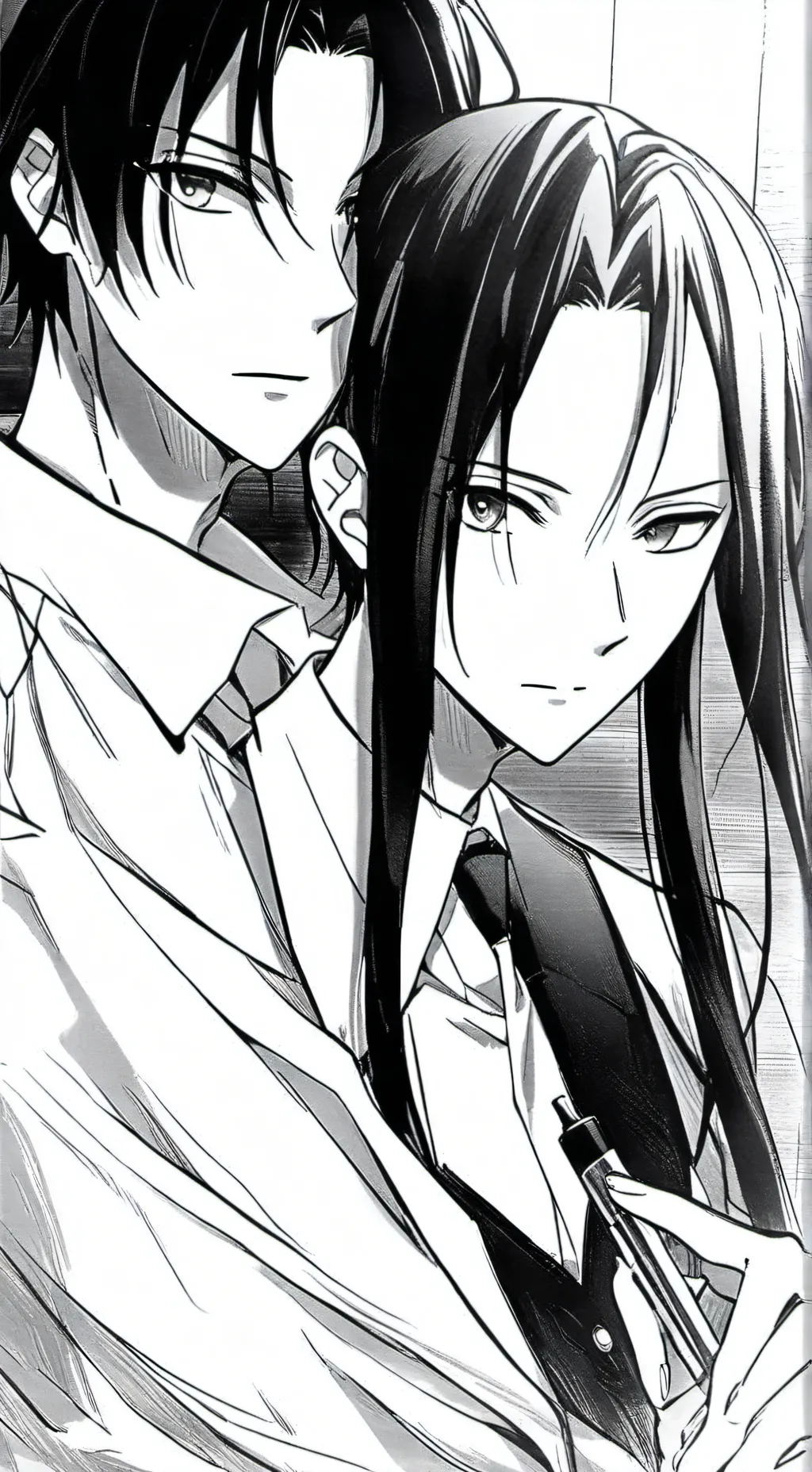 ai character: Xander and Alexis  background