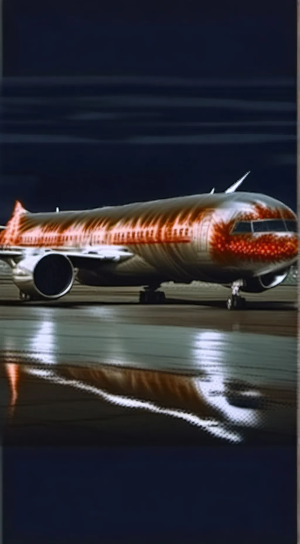 ai character: nfected sky. background