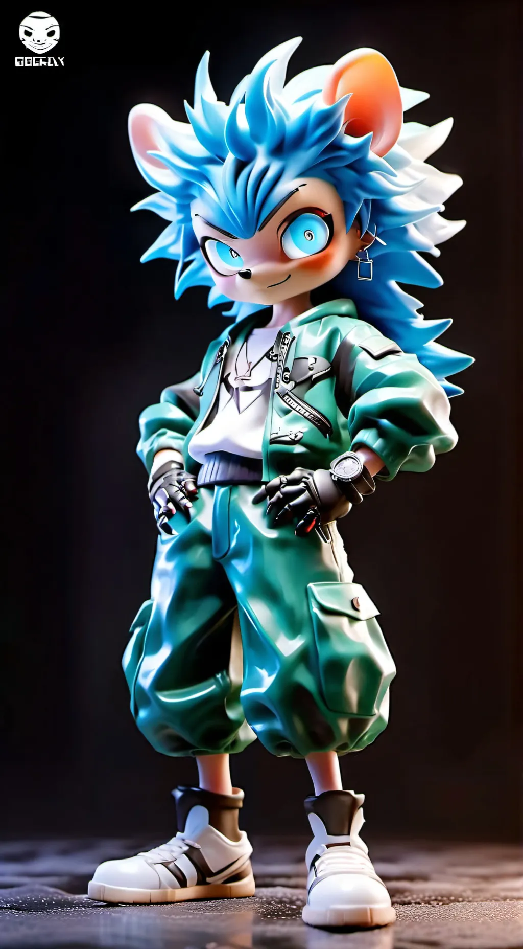 ai character: SONIC THE HEDGEHOG background