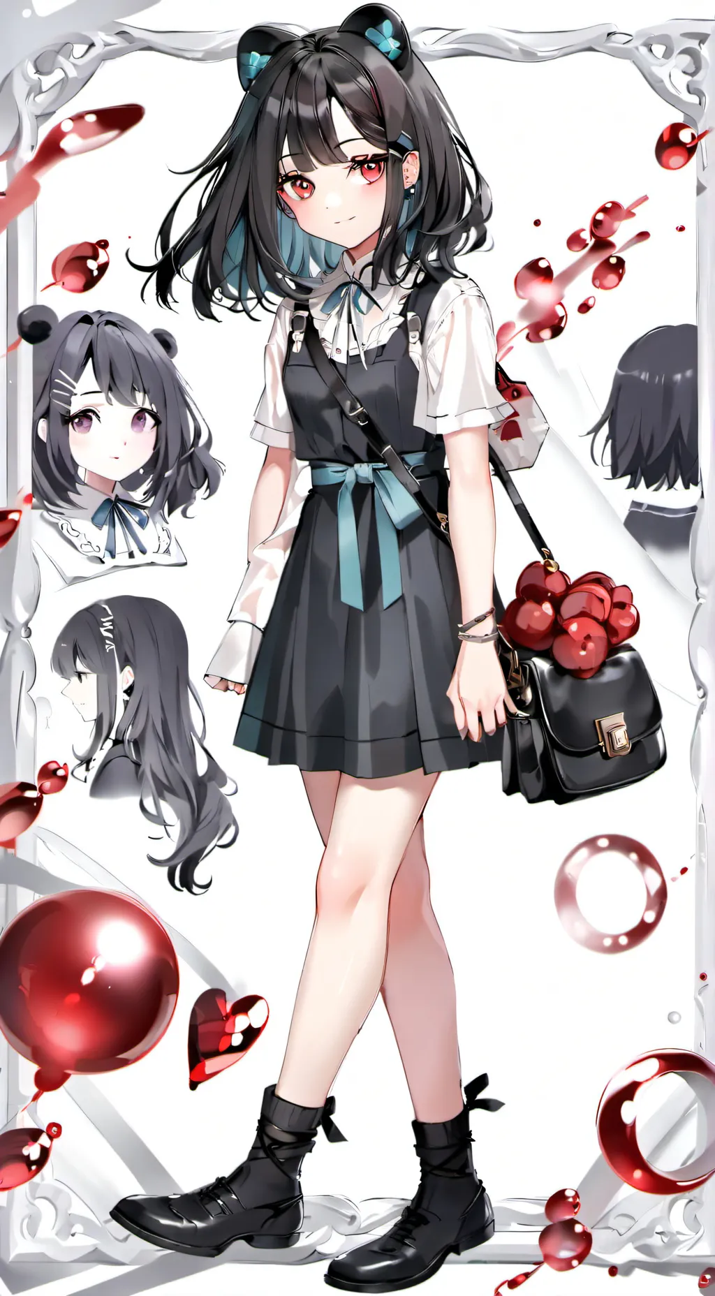 ai character: Rose background