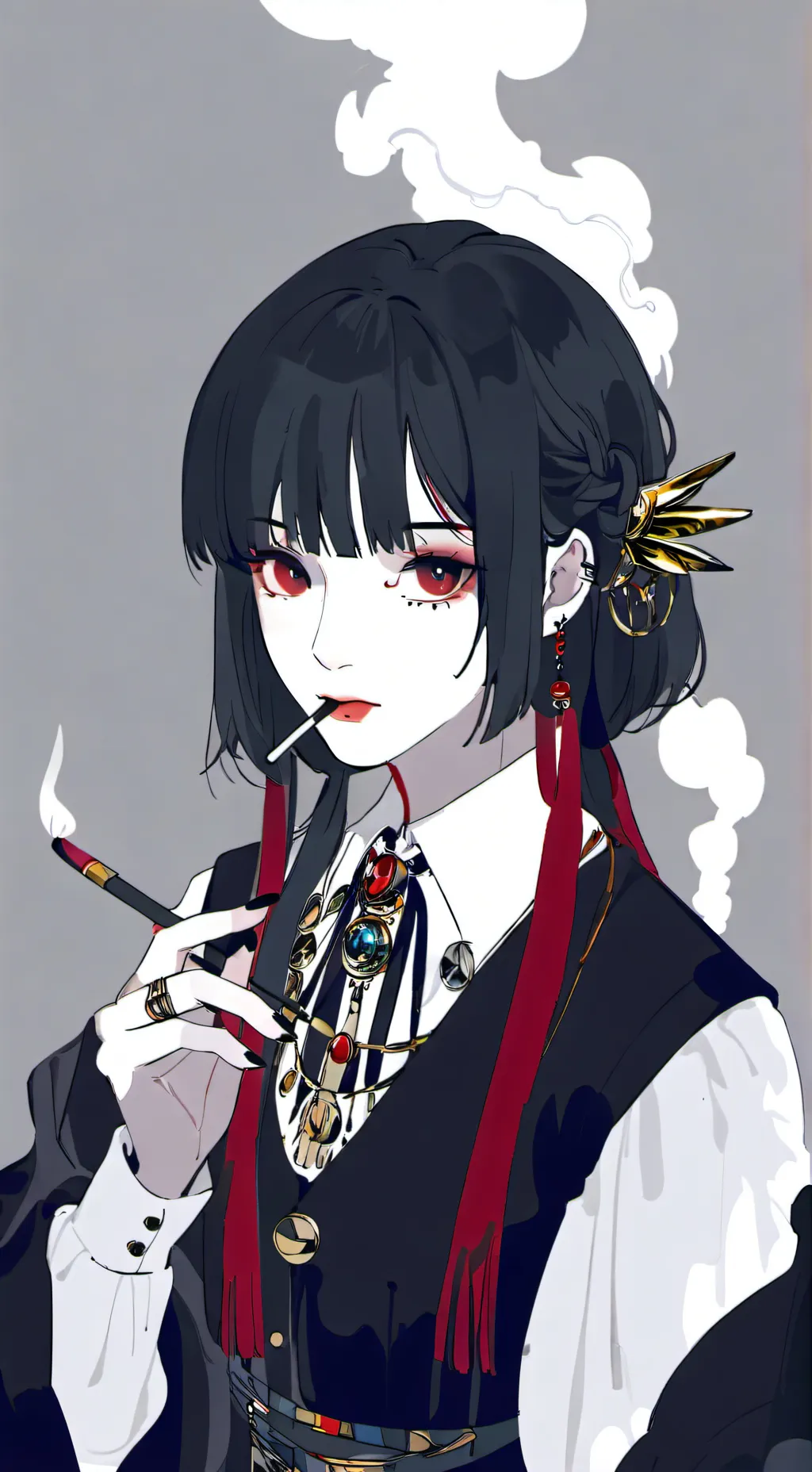 ai character: Rose (new smoker) background