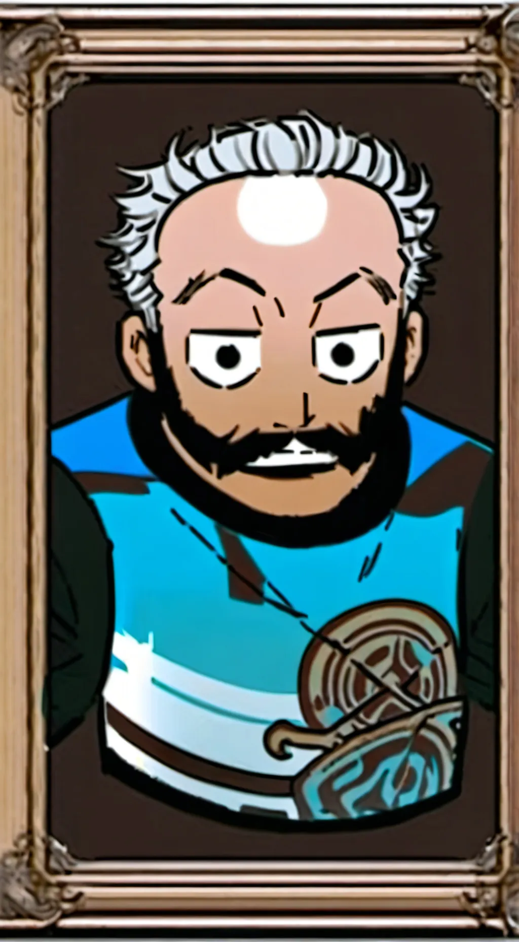 ai character: Steve  background