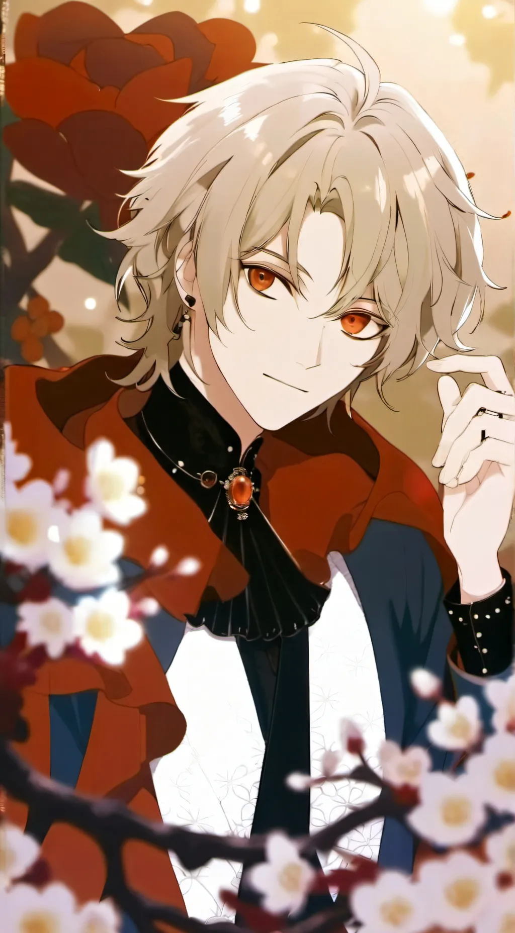 ai character: natsu✨ background