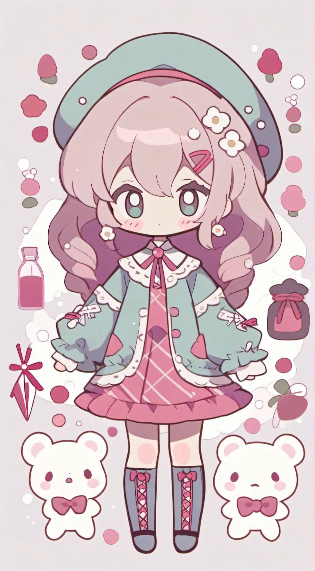 ai character: New Weird doll background