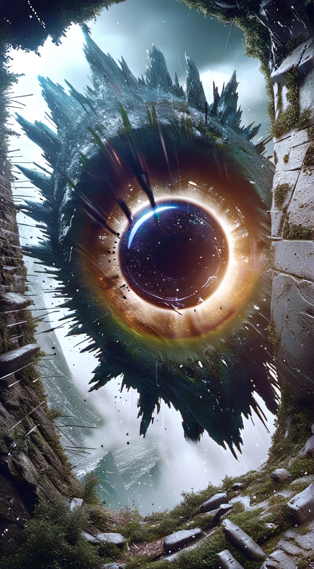 ai character: me/black hole mons background