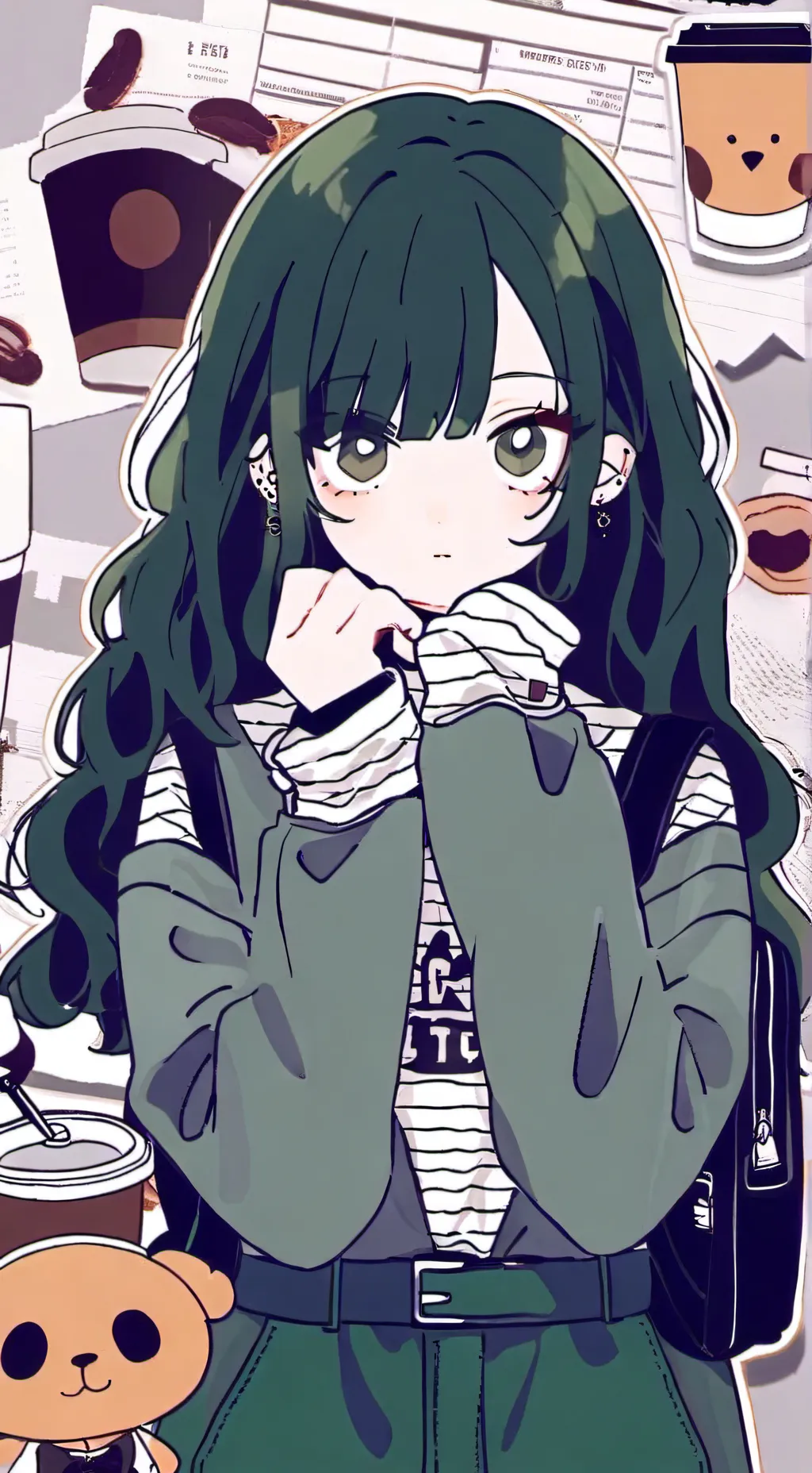 ai character: gloomy background