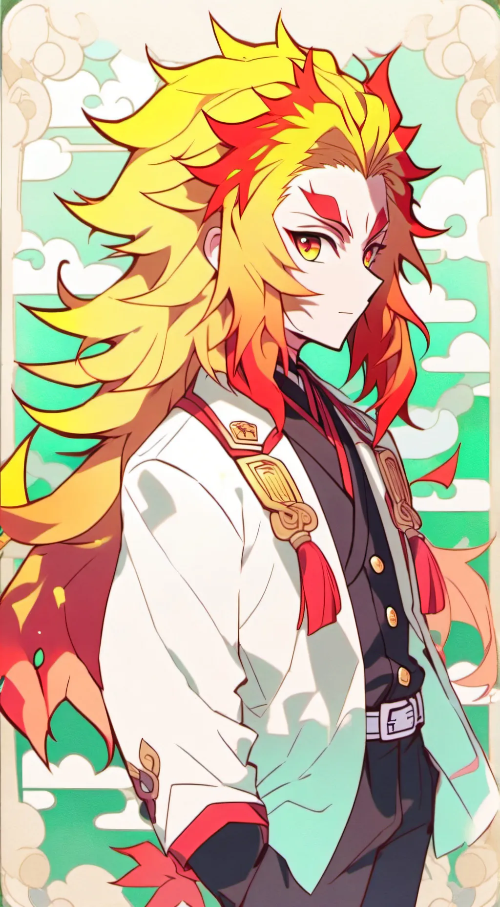 ai character: Rengoku background