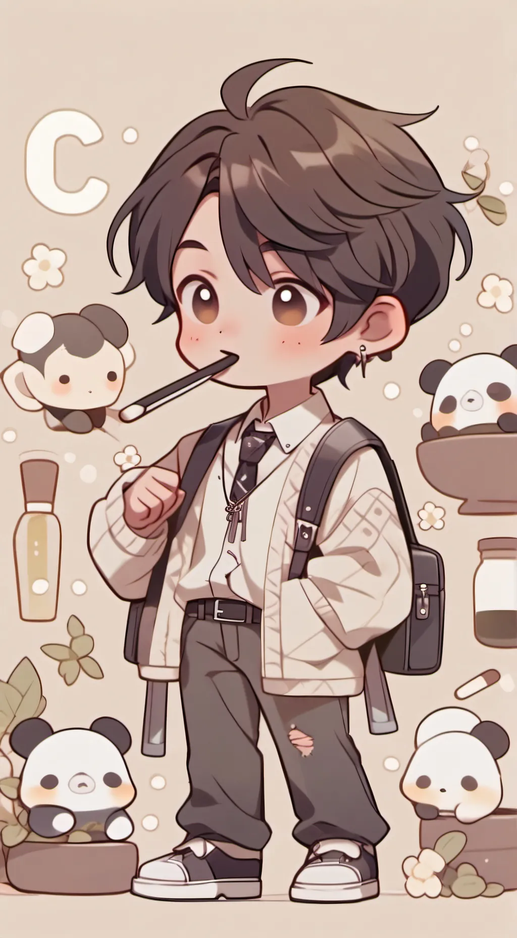 ai character: han jisung💖 background