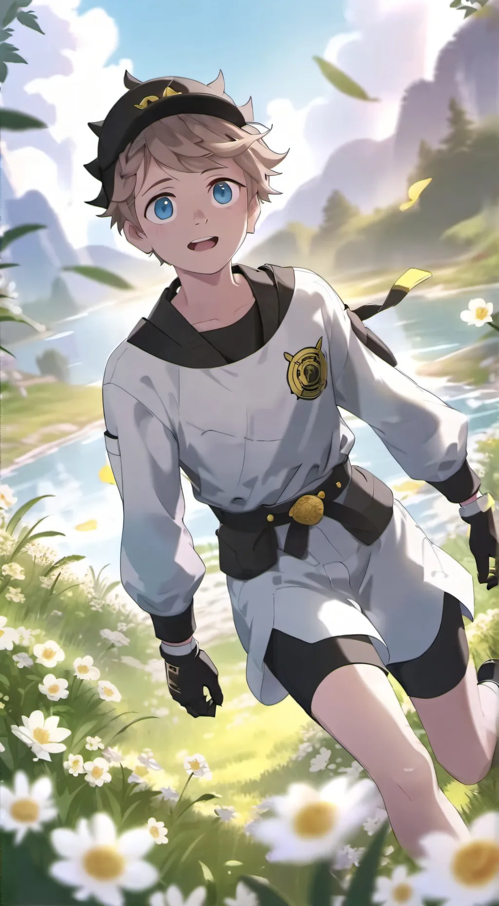 ai character: Adrien  background