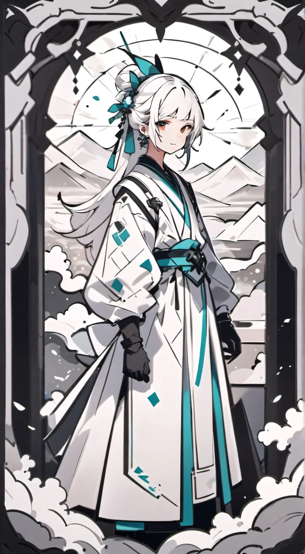 ai character: Ana  background