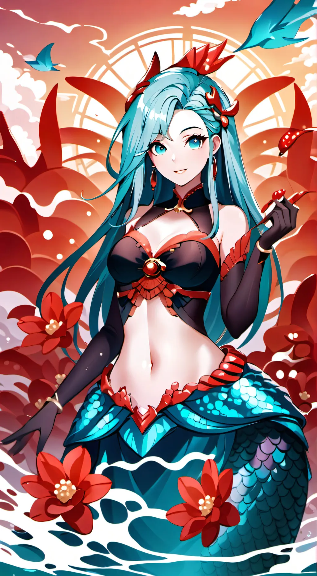 ai character: zafiro  background