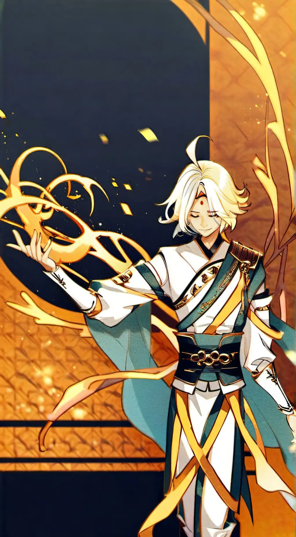 ai character: Pure vanilla 💛 background