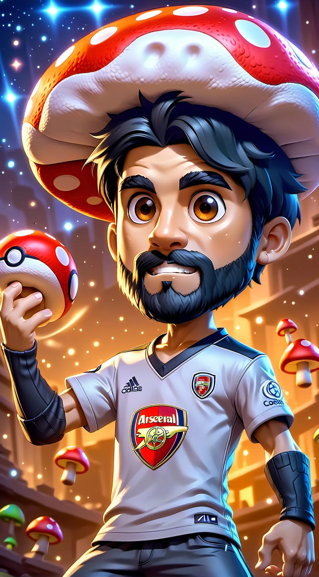 ai character: Arteta (Toadstool) background