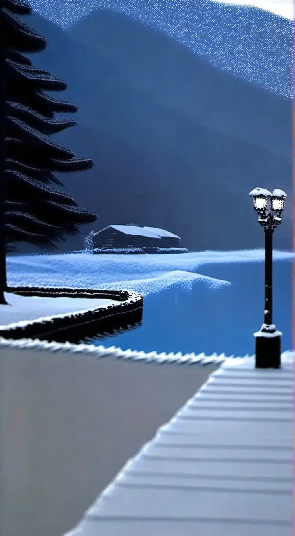 ai character: telescope  background