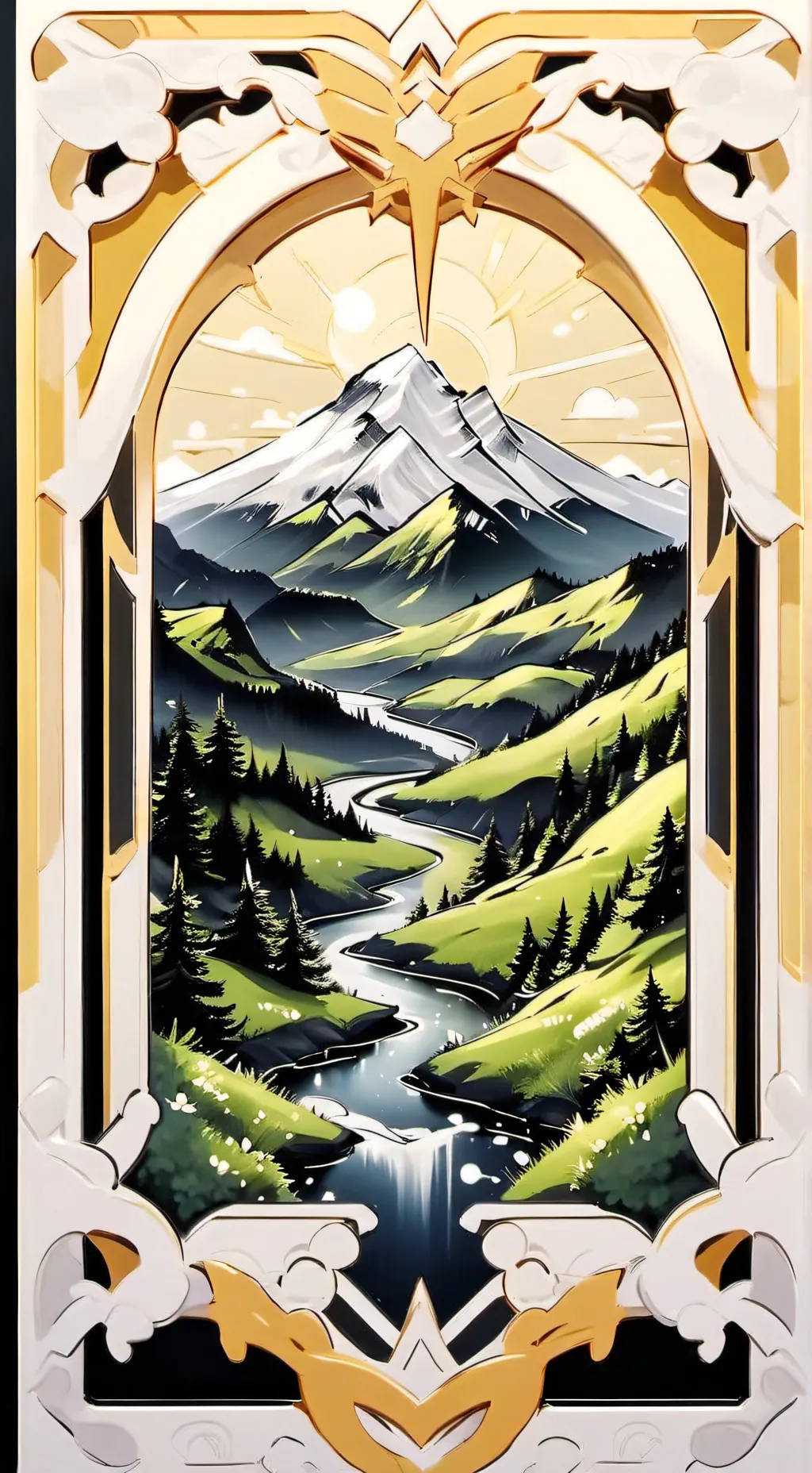 ai character: dead rails(game) background