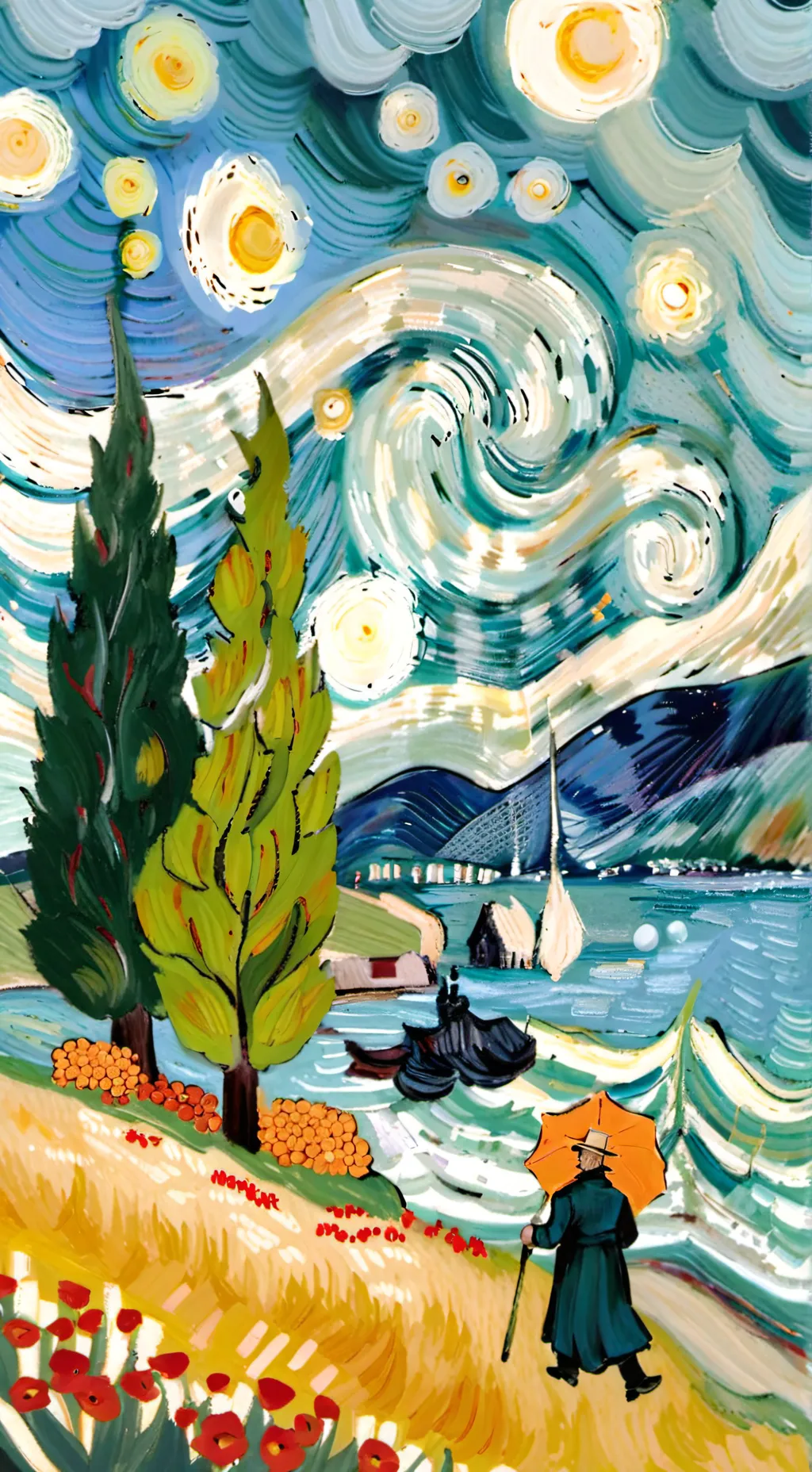 ai character: sonadow  background