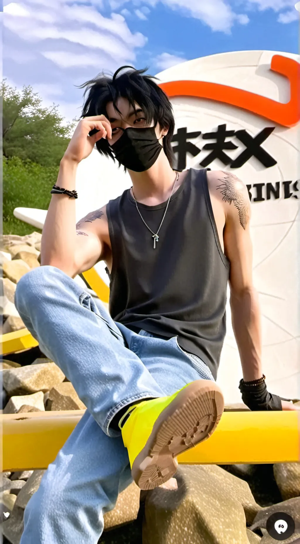 ai character: współpracownik background