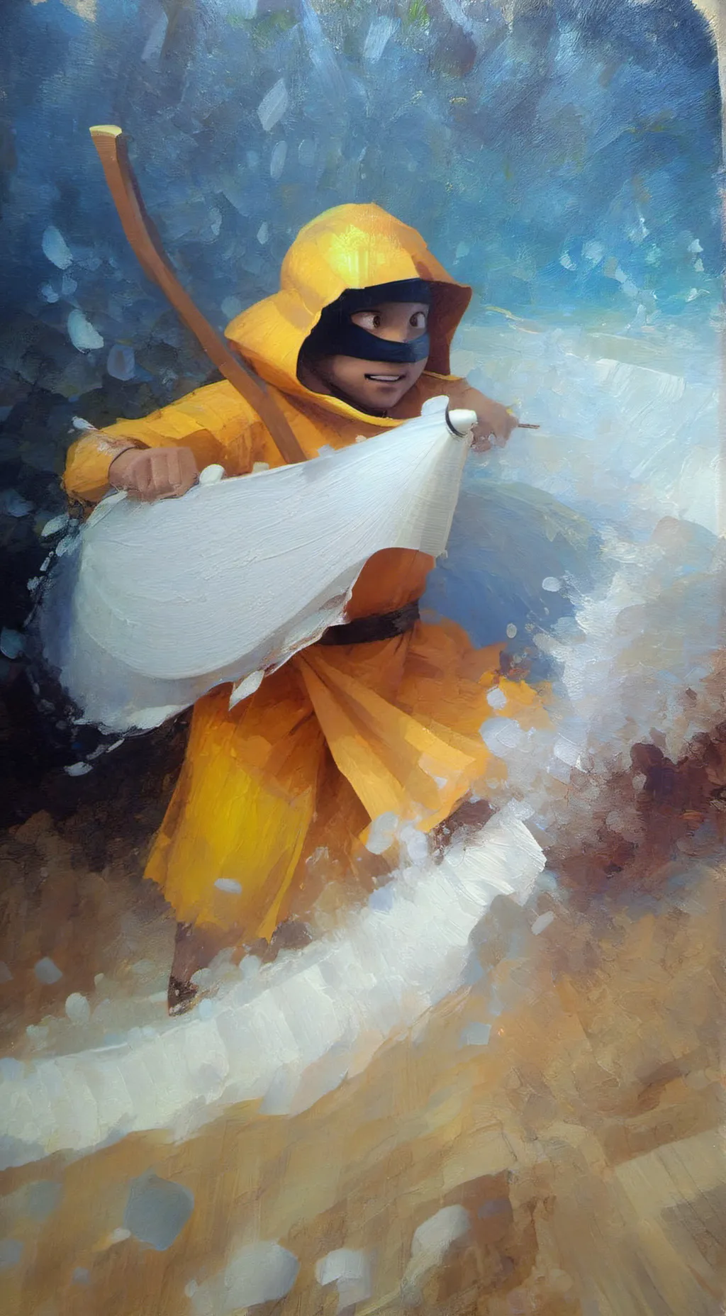 ai character: TMNT🐢💪❤️🧡💙💜 background