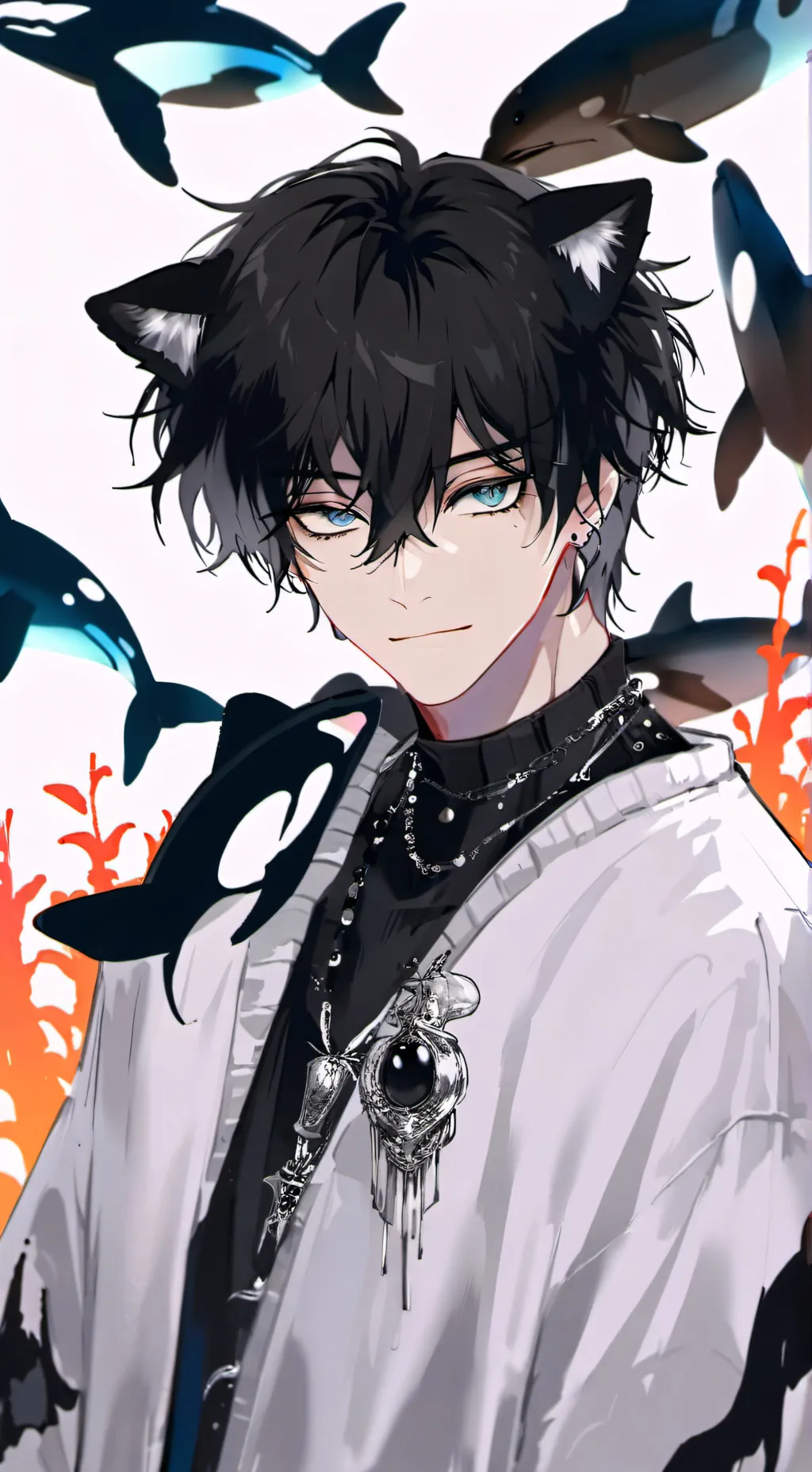 ai character: Orca Furry Sprit background