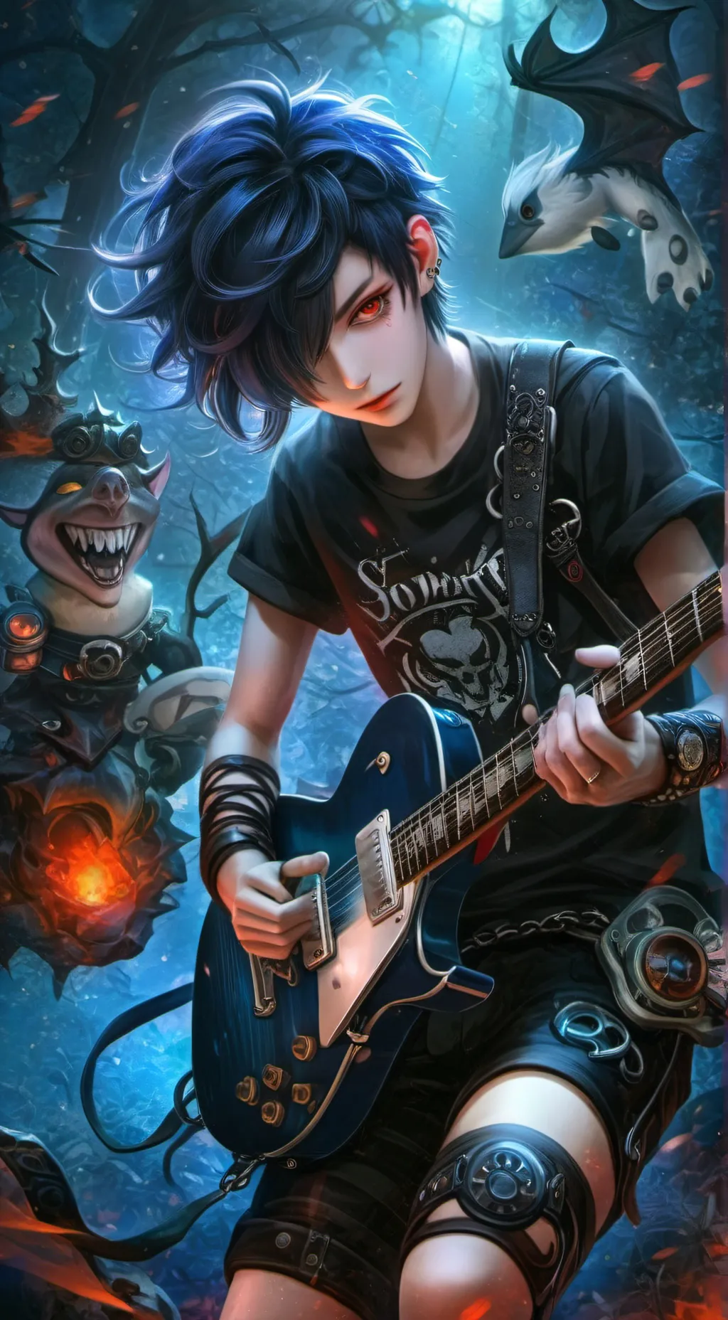 ai character: Hazel (my oc) background