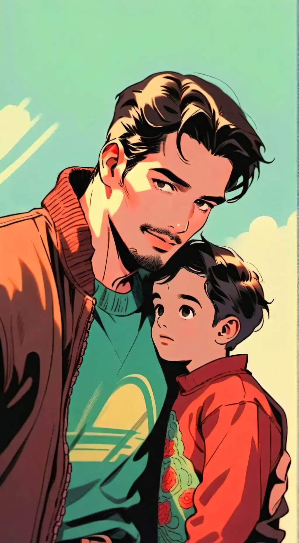 ai character: ton père  background