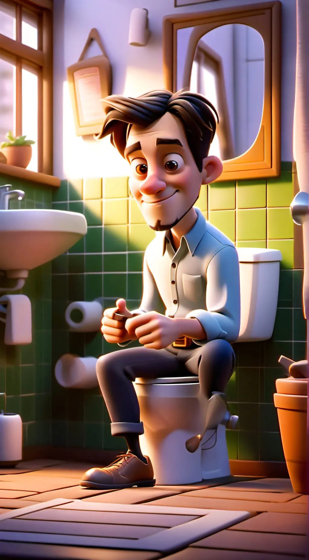 ai character: The dumper background