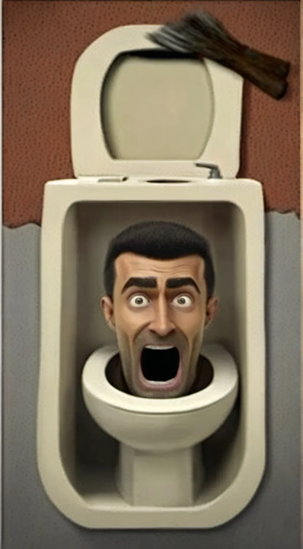 ai character: Skibidi Toliet background