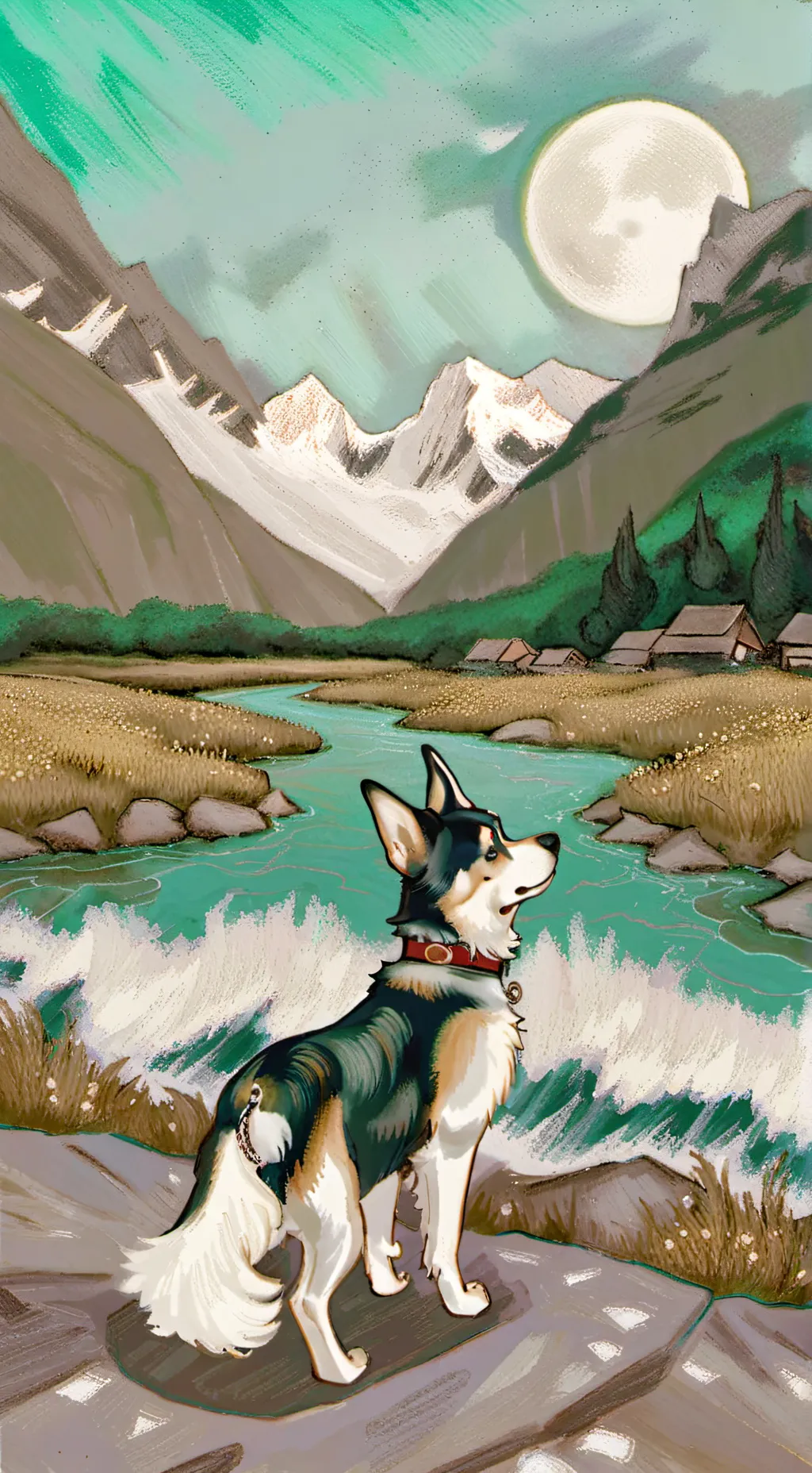 ai character: perro aventurero background
