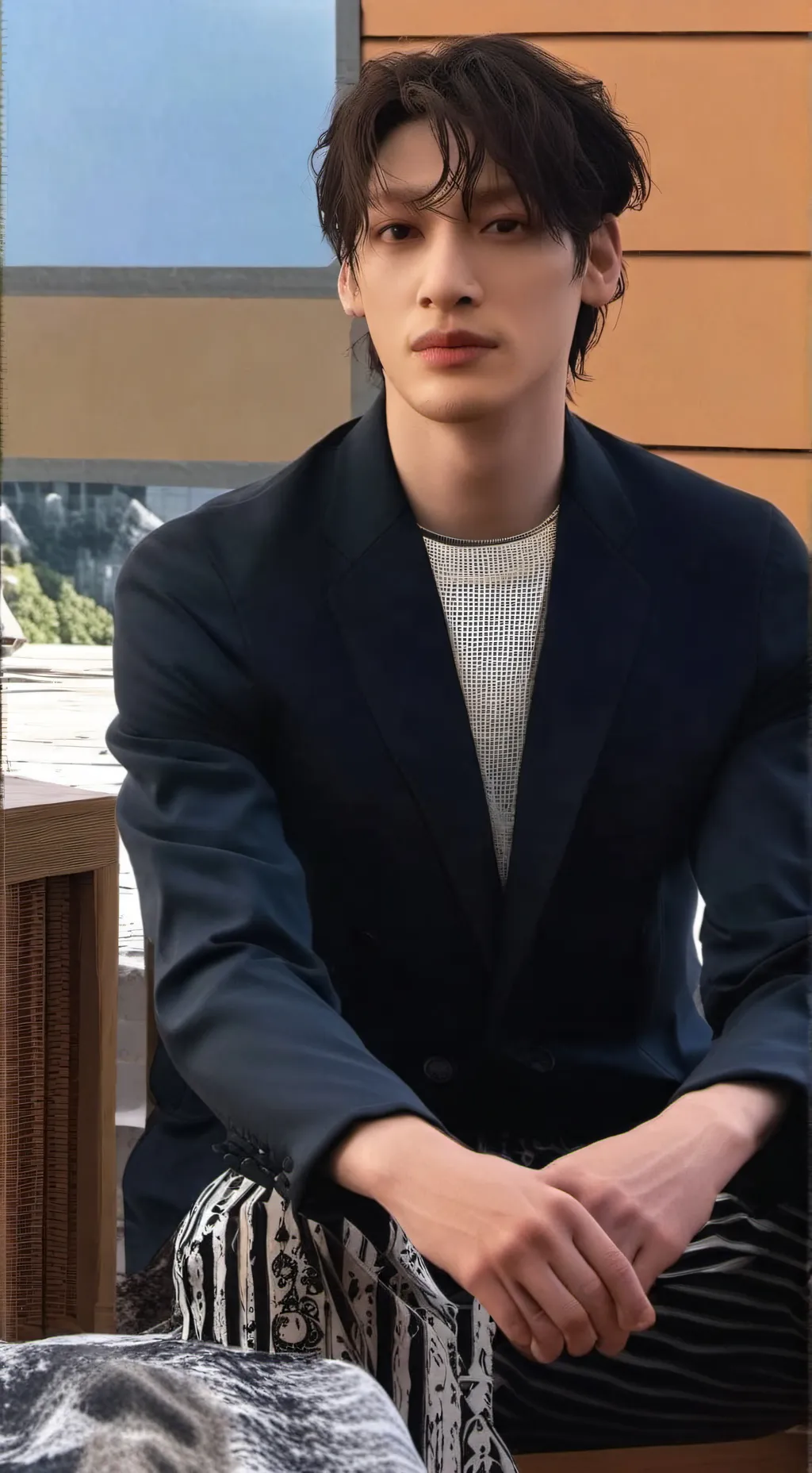 ai character: BangChan background