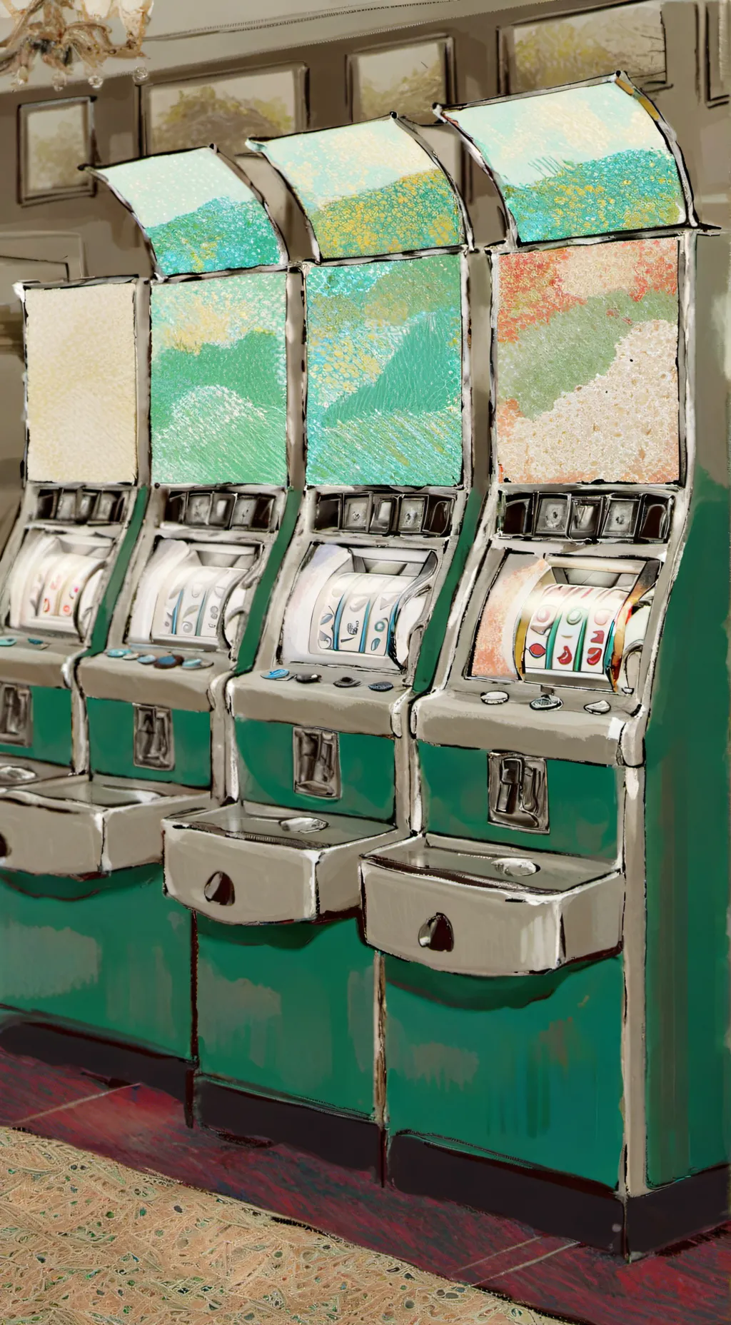 ai character: ROLL FOR LUCK background