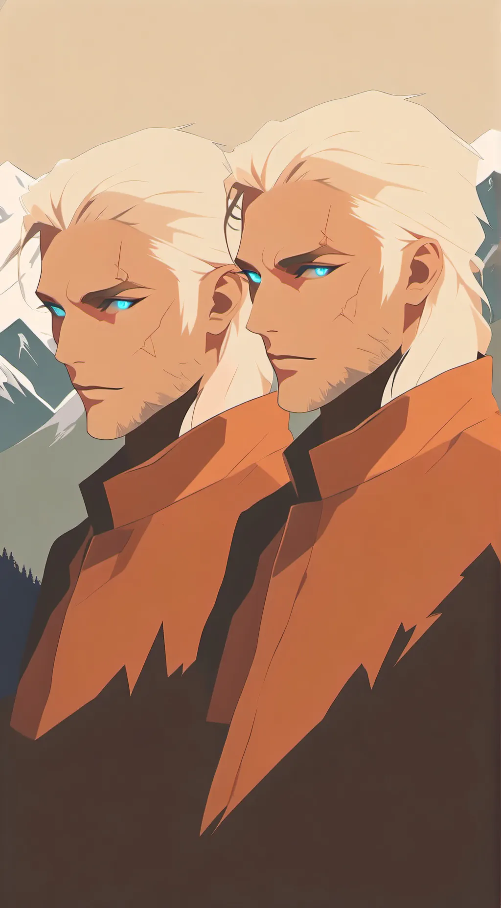 ai character: Kain Twins  background