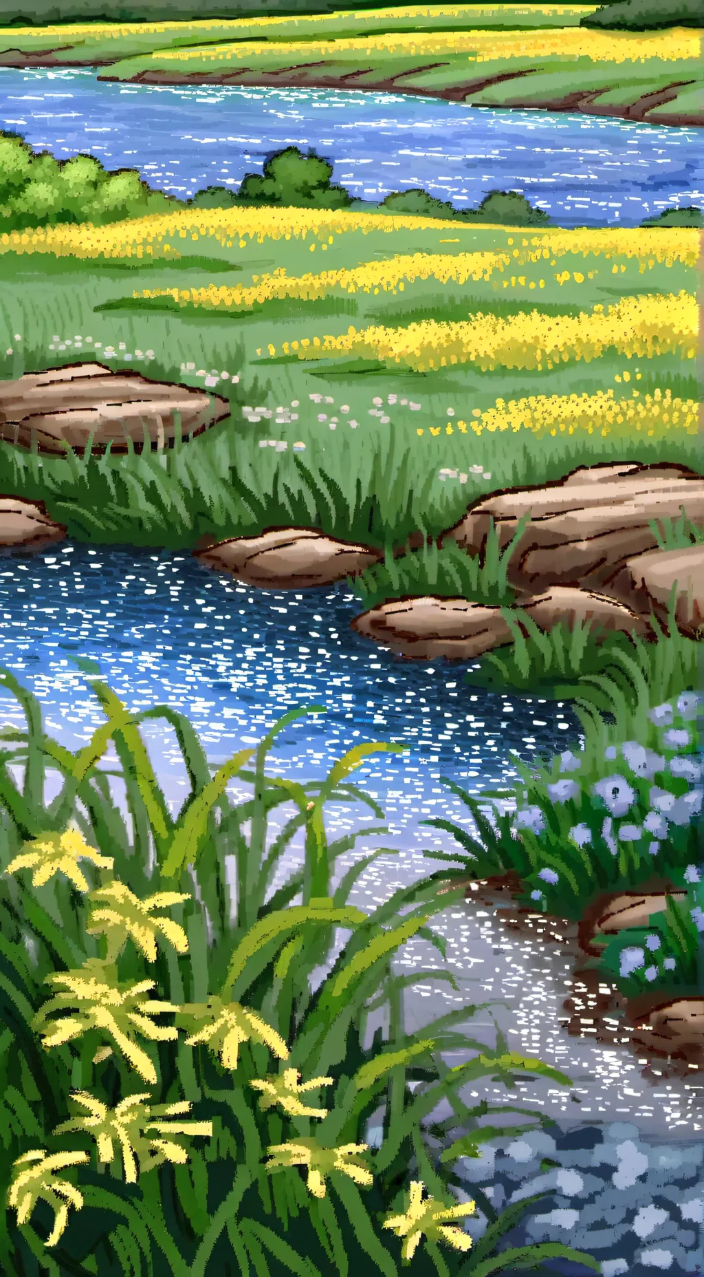 ai character: MineCraft background