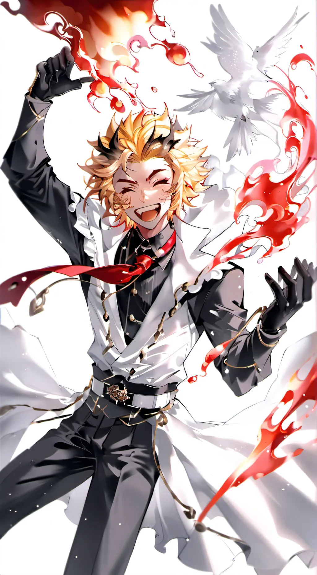 ai character: rengoku background