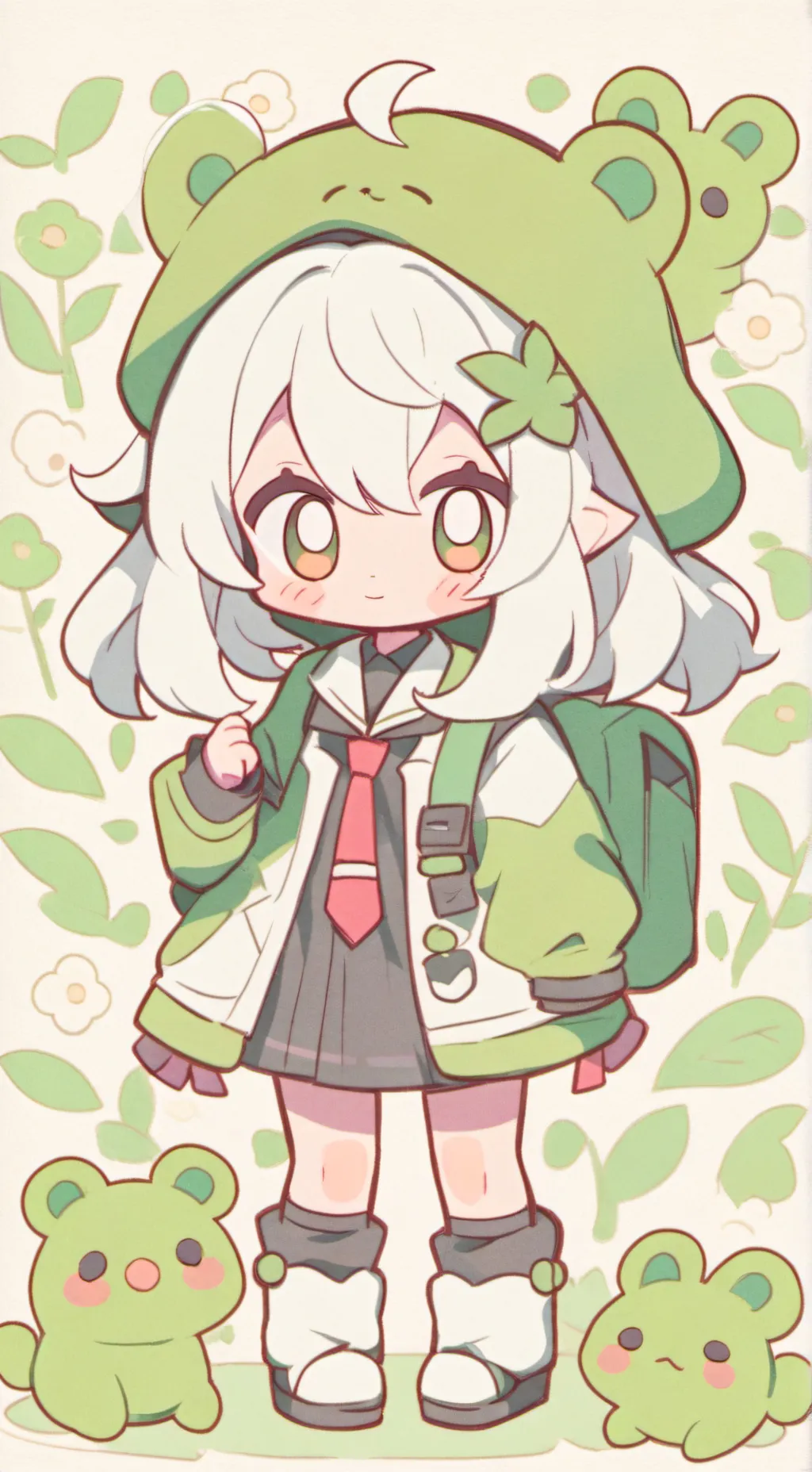 ai character: 🫵🏳️‍🌈 background