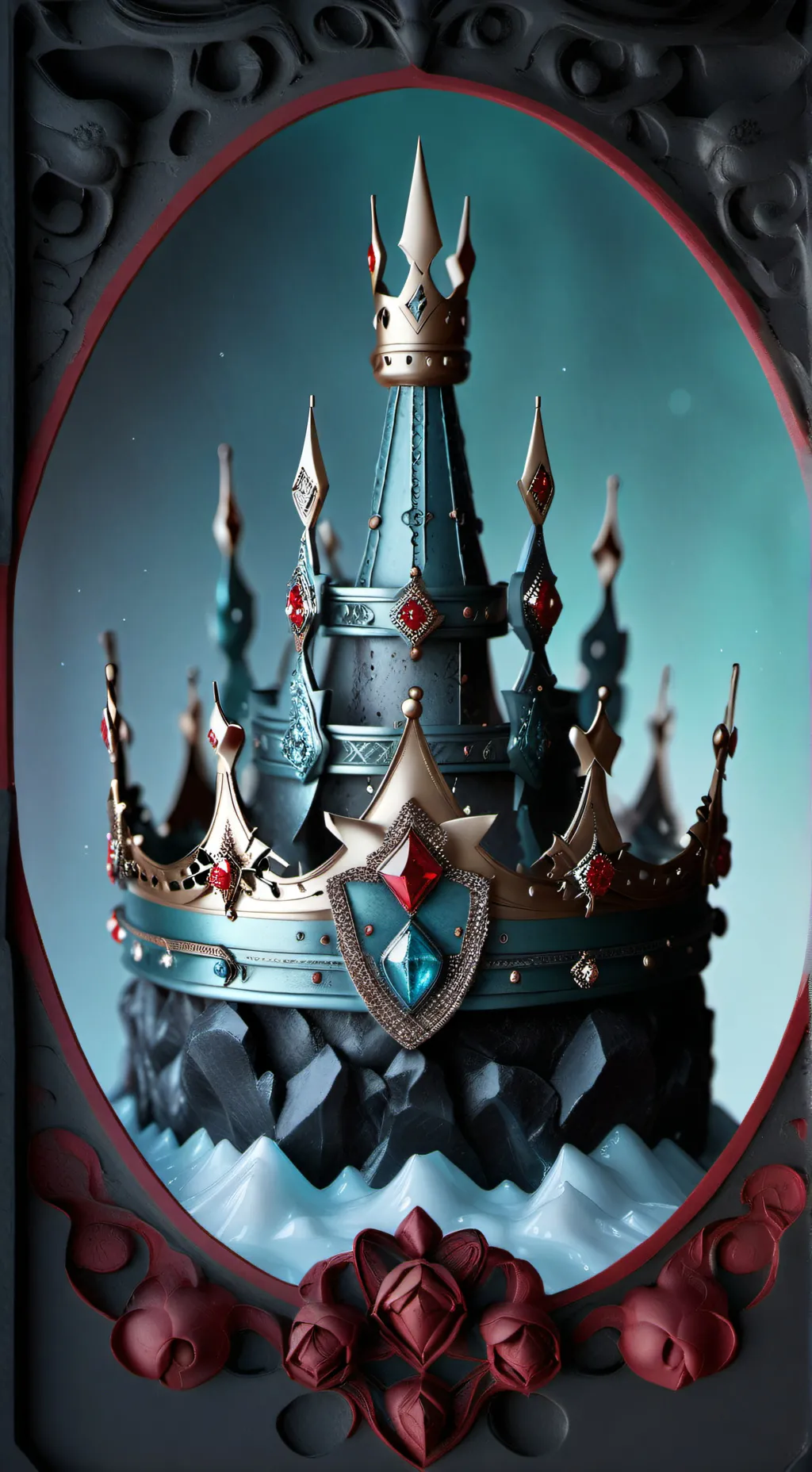 ai character: cursed crowns background