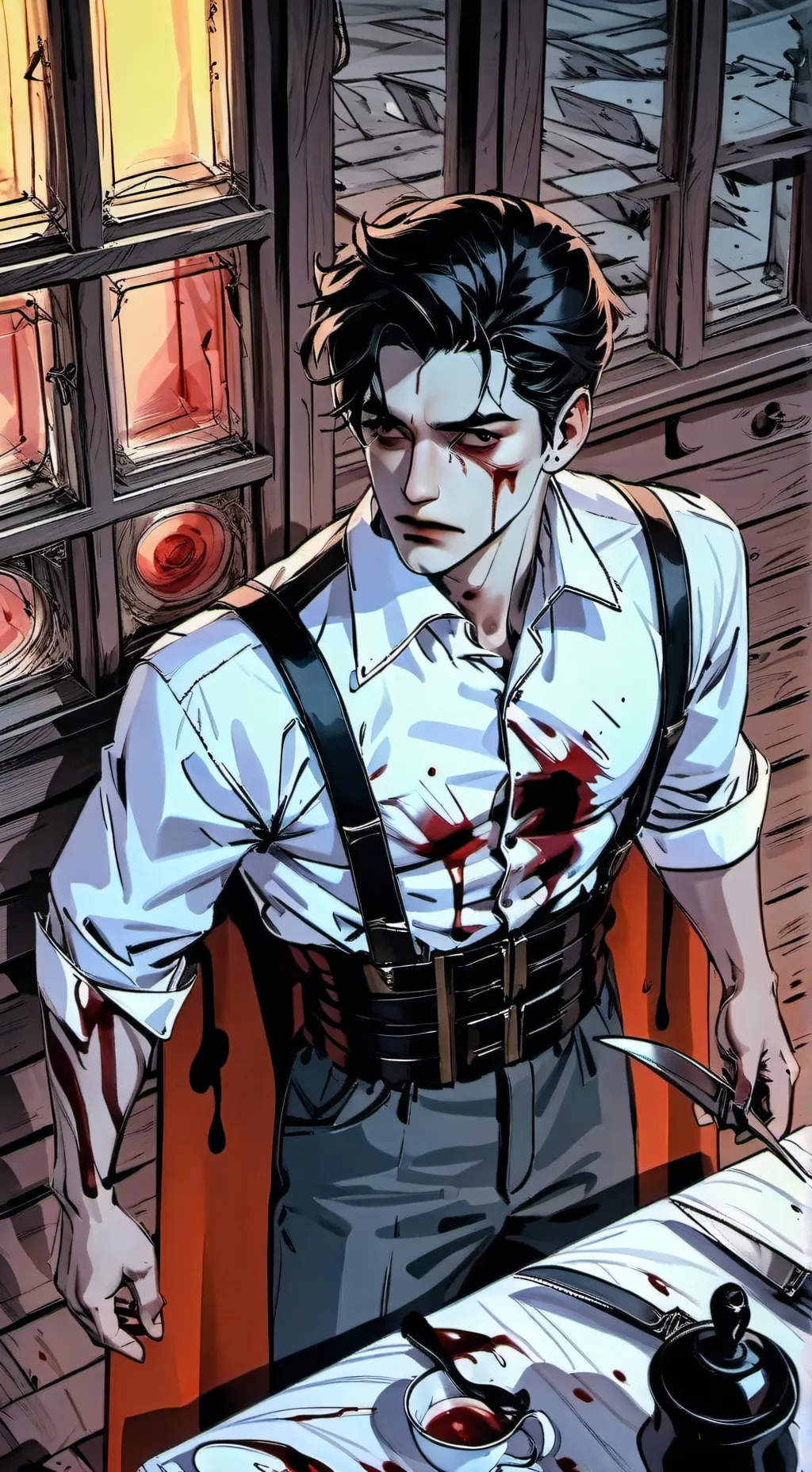 ai character: Jeff  background